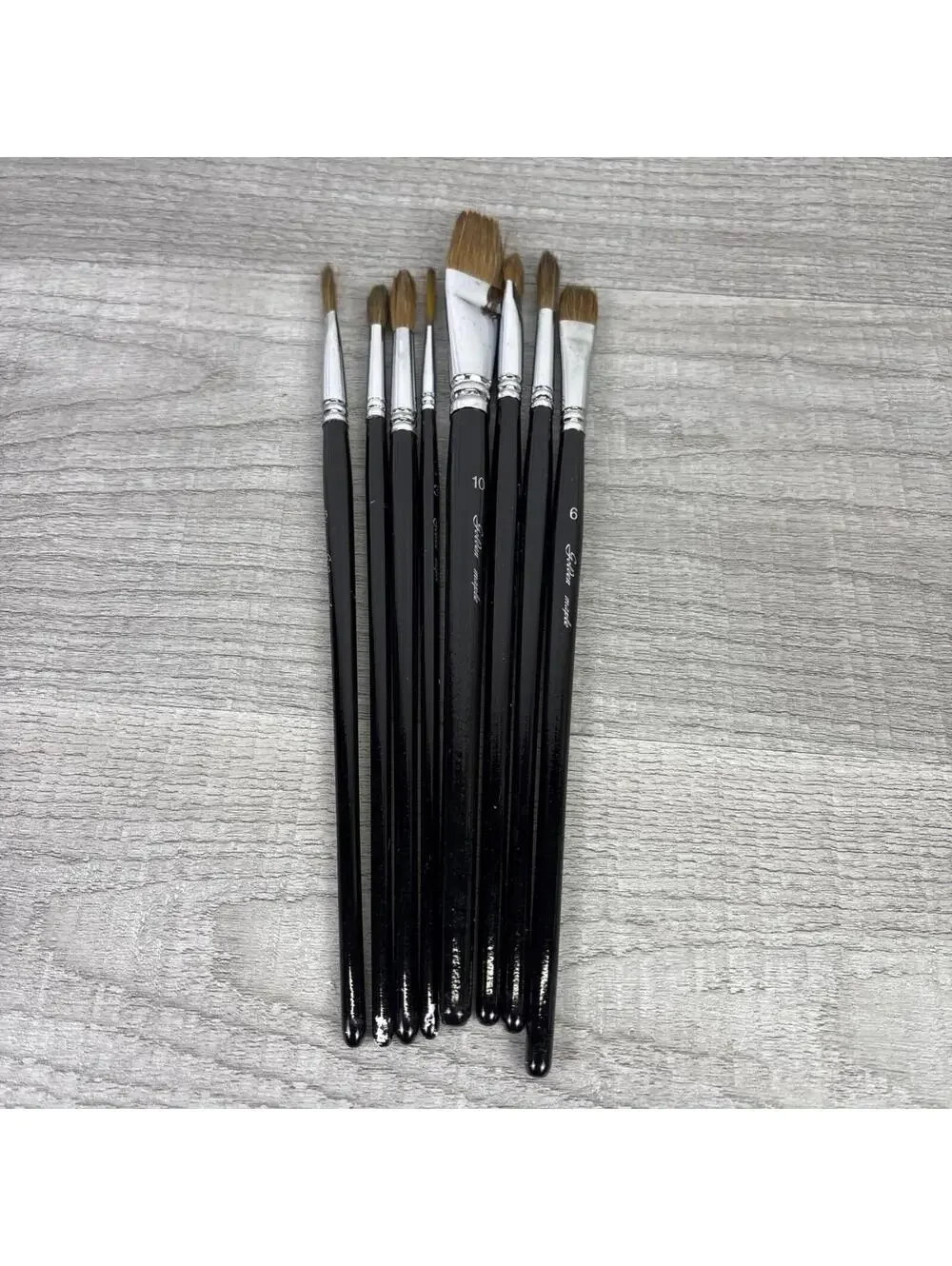 Golden Maple Professional Watercolor Brush Set - 8 PC - Open Box